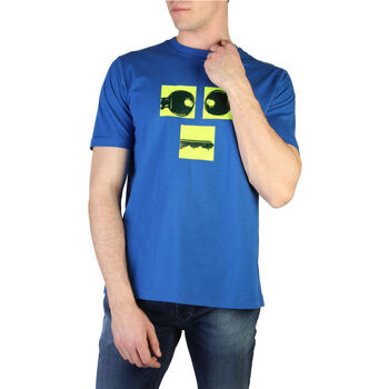 Textil Muži Trička s krátkým rukávem Diesel - t_just_t23 Modrá