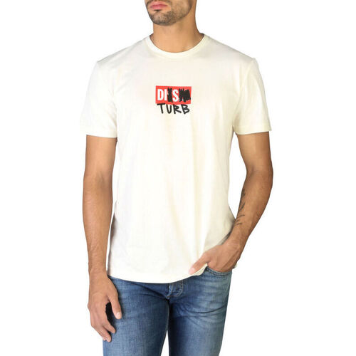 Textil Muži Trička s krátkým rukávem Diesel - t-diegos-b10_0gram Bílá