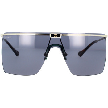 Hodinky & Bižuterie Muži sluneční brýle Gucci Occhiali da Sole  GG1096SA 001 Stříbrná       