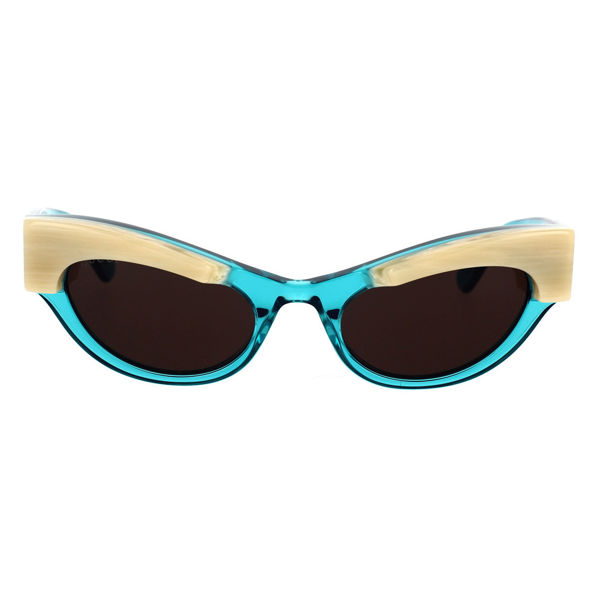 Hodinky & Bižuterie Ženy sluneční brýle Gucci Occhiali da Sole  GG1167S 004 Modrá