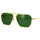 Hodinky & Bižuterie Muži sluneční brýle Bottega Veneta Occhiali da Sole  BV1012S 004 Zlatá