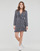 Textil Ženy Krátké šaty Only ONLCARLY L/S WRAP SHORT DRESS Tmavě modrá / Bílá