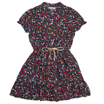 Textil Dívčí Krátké šaty Only KOGLUNA MONIQUE STRING TIE S/S DRESS PTM           