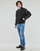 Textil Muži Bundy Calvin Klein Jeans FAUX LEATHER BOMBER JACKET Černá