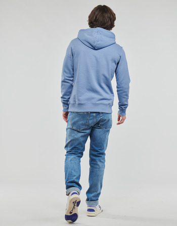 Calvin Klein Jeans MONOLOGO REGULAR HOODIE Modrá