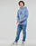 Textil Muži Mikiny Calvin Klein Jeans MONOLOGO REGULAR HOODIE Modrá