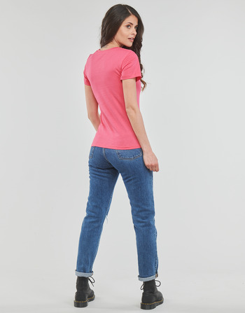 Calvin Klein Jeans 2-PACK MONOGRAM SLIM TEE X2 Bílá / Růžová