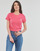 Textil Ženy Trička s krátkým rukávem Calvin Klein Jeans 2-PACK MONOGRAM SLIM TEE X2 Bílá / Růžová