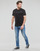 Textil Muži Trička s krátkým rukávem Calvin Klein Jeans LOGO TAPE TEE Černá