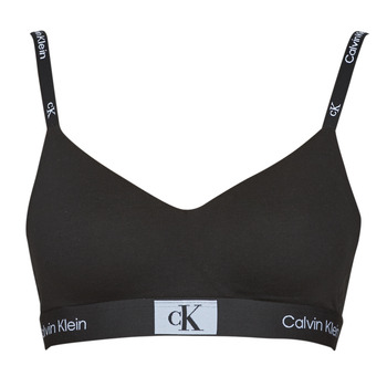 Spodní prádlo Ženy Sportovní podprsenky Calvin Klein Jeans LGHT LINED BRALETTE Černá