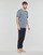 Textil Muži Trička s krátkým rukávem Calvin Klein Jeans S/S CREW NECK Modrá