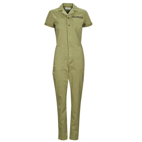 Textil Ženy Overaly / Kalhoty s laclem Freeman T.Porter TIFANY BOOTCAMP Khaki