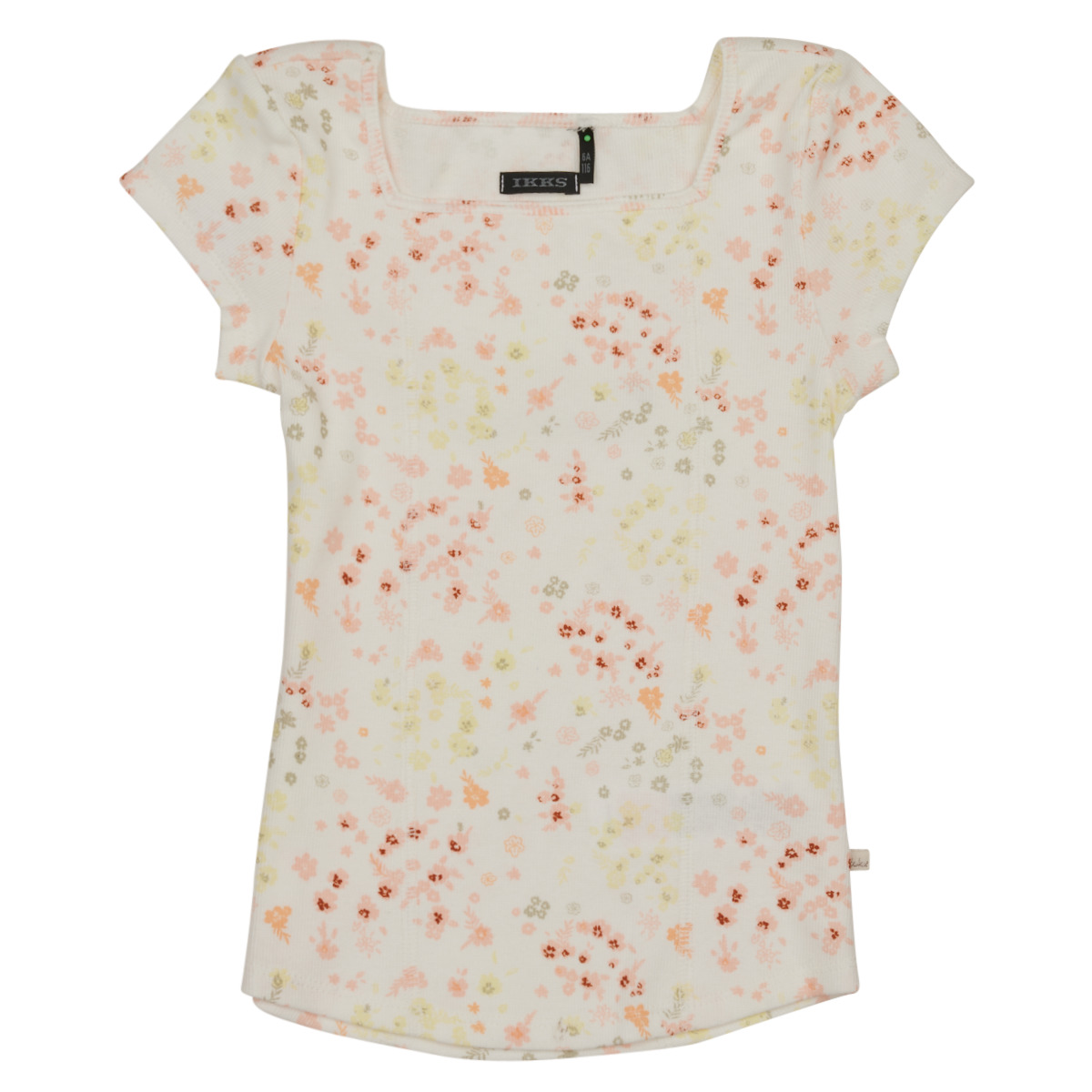 Textil Dívčí Trička s krátkým rukávem Ikks XW10422 Bílá / Růžová