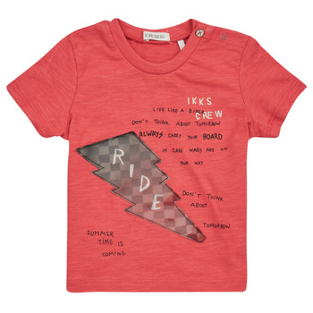 Textil Chlapecké Trička s krátkým rukávem Ikks XW10071 Červená