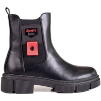 Boty Ženy Kotníkové boty Pk Moderní dámské černé  kotníčkové boty na plochém podpatku 