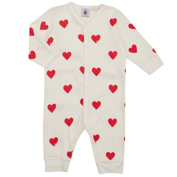 Textil Děti Pyžamo / Noční košile Petit Bateau A00E901 Bílá / Červená