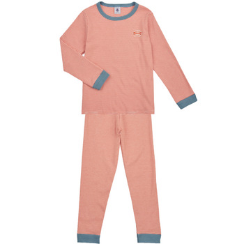 Textil Děti Pyžamo / Noční košile Petit Bateau FURFIN Červená / Modrá