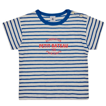 Textil Děti Trička s krátkým rukávem Petit Bateau FANTOME Modrá