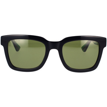 Hodinky & Bižuterie Muži sluneční brýle Gucci Occhiali da Sole  Web GG0001SN 002 Černá