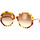 Hodinky & Bižuterie Ženy sluneční brýle Chloe Occhiali da Sole Chloé CH0105S 001 Hnědá