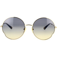 Hodinky & Bižuterie Ženy sluneční brýle Chloe Occhiali da Sole Chloé CH0095S 002 Zlatá