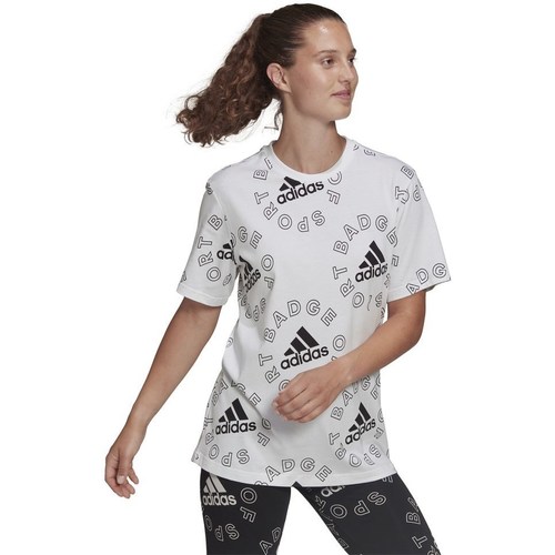 Textil Ženy Trička s krátkým rukávem adidas Originals Essentials Logo Allover Bílá