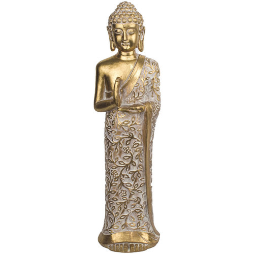 Bydlení Sošky a figurky Signes Grimalt Foot Buddha Zlatá