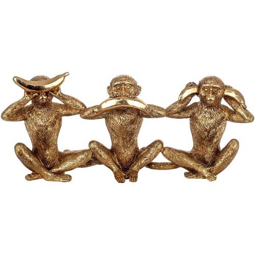 Bydlení Sošky a figurky Signes Grimalt Opice Zlatá