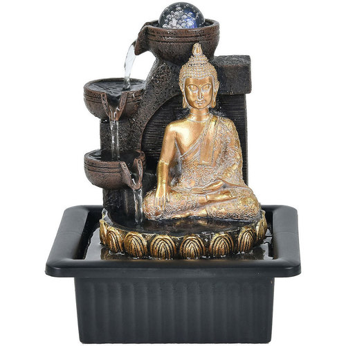 Bydlení Sošky a figurky Signes Grimalt Buddha Se Světlem Zlatá