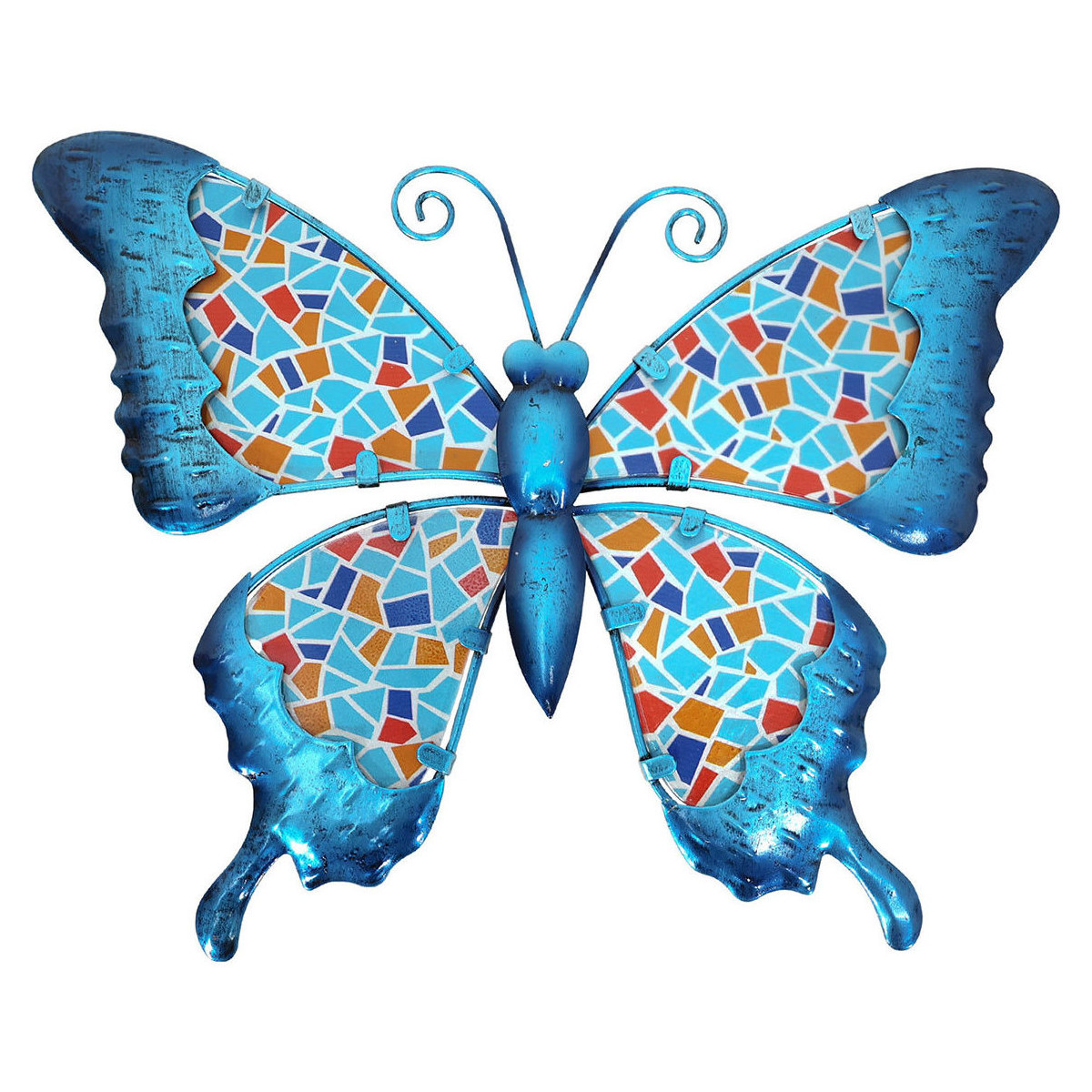 Bydlení Sošky a figurky Signes Grimalt Ozdoba Na Zeď Motýlů Modrá