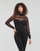 Textil Ženy Trička s dlouhými rukávy Morgan TOKI Černá
