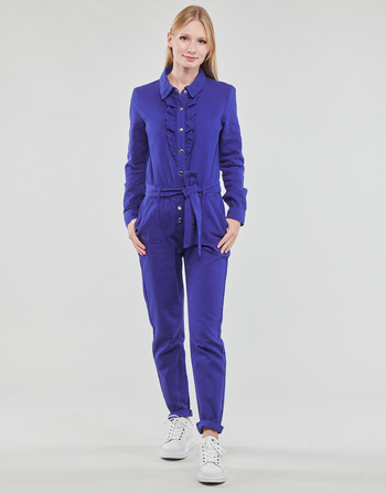 Textil Ženy Overaly / Kalhoty s laclem Morgan PDOUCE Modrá