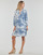 Textil Ženy Krátké šaty One Step FW30031 Bílá / Modrá