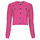 Textil Ženy Svetry / Svetry se zapínáním MICHAEL Michael Kors ECO SNAP CROP JKT Růžová