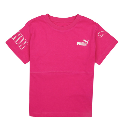 Textil Dívčí Trička s krátkým rukávem Puma PUMA POWER COLORBLOCK Růžová