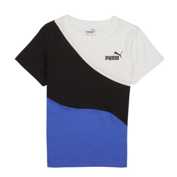 Textil Chlapecké Trička s krátkým rukávem Puma PUMA POWER Černá / Modrá