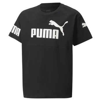 Textil Chlapecké Trička s krátkým rukávem Puma PUMA POWER Černá