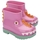 Boty Děti Kozačky Melissa MINI  Rain Boot+Fábula B - Green/Pink Růžová
