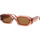 Hodinky & Bižuterie sluneční brýle McQ Alexander McQueen Occhiali da Sole  MQ0340S 004 Růžová