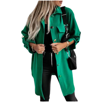 Textil Ženy Kabáty Wayfarer Dámský dlouhý kabát Radovid zelená Zelená