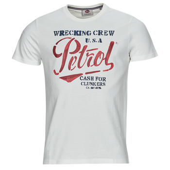 Textil Muži Trička s krátkým rukávem Petrol Industries T-Shirt SS Classic Print Bílá