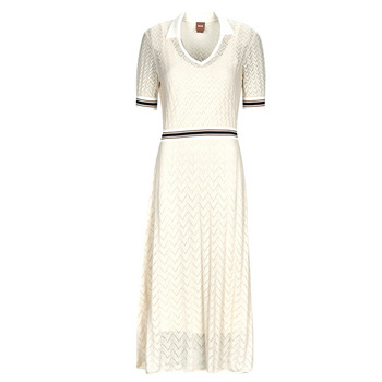 Textil Ženy Společenské šaty BOSS Faselia Krémově bílá