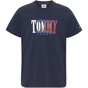 Textil Muži Trička s krátkým rukávem Tommy Hilfiger  Modrá