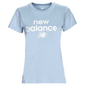 Textil Ženy Trička s krátkým rukávem New Balance Essentials Graphic Athletic Fit Short Sleeve Modrá