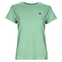 Textil Ženy Trička s krátkým rukávem New Balance Small Logo Tee Zelená