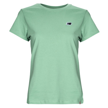 Textil Ženy Trička s krátkým rukávem New Balance Small Logo Tee Zelená