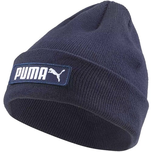 Textilní doplňky Čepice Puma Classic Cuff Beanie Tmavě modrá