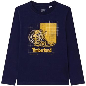 Textil Chlapecké Trička s krátkým rukávem Timberland  Modrá
