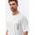 Textil Muži Trička s krátkým rukávem Ombre Pánské oversize tričko Volker bílá Bílá