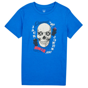 Textil Chlapecké Trička s krátkým rukávem Jack & Jones JORROXBURY TEE SS CREW NECK Modrá